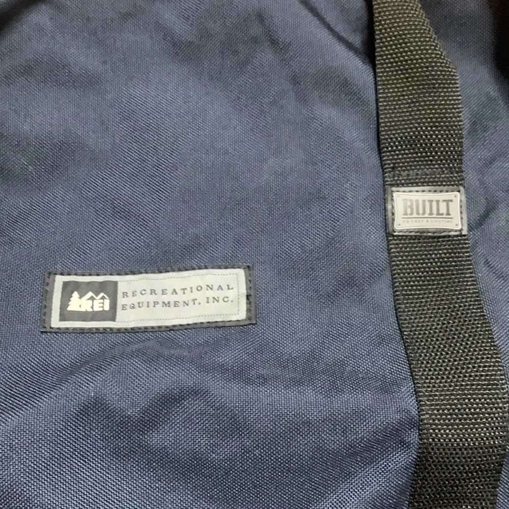 REI Cordura Navy Travel Duffel Bag with Shoulder Strap